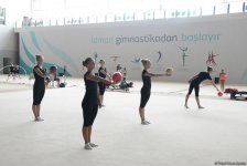 Bakı bədii gimnastika üzrə Dünya Kubokuna hazırlaşır (FOTO)