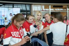 Dünya çempionları bədii gimnastika üzrə Dünya Kubokunda iştirak üçün Bakıdadırlar (FOTO)