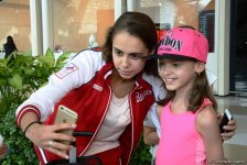 Dünya çempionları bədii gimnastika üzrə Dünya Kubokunda iştirak üçün Bakıdadırlar (FOTO)