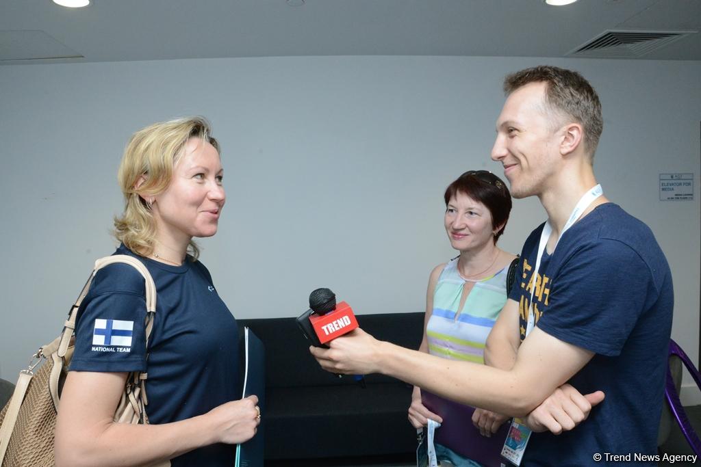 Fin məşqçi: Bütün ölkələrin gimnastikanı Azərbaycan kimi inkişaf etdirməsini istərdim (FOTO)