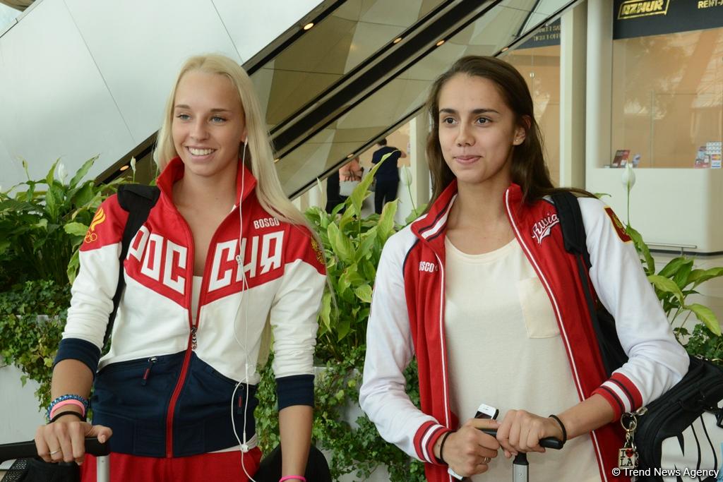 Dünya çempionları bədii gimnastika üzrə Dünya Kubokunda iştirak üçün Bakıdadırlar (FOTO)