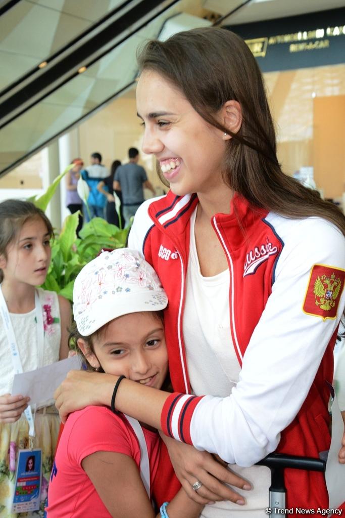Dünya çempionları bədii gimnastika üzrə Dünya Kubokunda iştirak üçün Bakıdadırlar (FOTO)