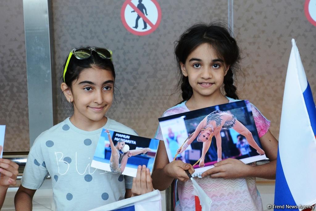 Dünya çempionları bədii gimnastika üzrə Dünya Kubokunda iştirak üçün Bakıdadırlar (FOTO)