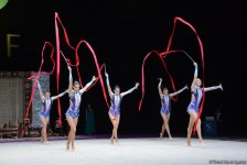 Azərbaycan gimnastları lentlə hərəkətlərdə Dünya Kubokunun finalına çıxıblar (FOTO)