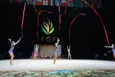 Azərbaycan gimnastları lentlə hərəkətlərdə Dünya Kubokunun finalına çıxıblar (FOTO)