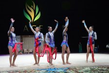 Azərbaycan gimnastları lentlə hərəkətlərdə Dünya Kubokunun finalına çıxıblar (FOTO)