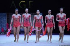 Azərbaycan gimnastları lentlə hərəkətlərdə Dünya Kubokunun finalına çıxıblar (FOTO)