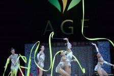 Azərbaycan gimnastları lentlə hərəkətlərdə Dünya Kubokunun finalına çıxıblar (FOTO)