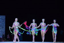 Azərbaycan gimnastları lentlə hərəkətlərdə Dünya Kubokunun finalına çıxıblar (FOTO)