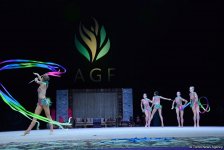 Azərbaycan gimnastları lentlə hərəkətlərdə Dünya Kubokunun finalına çıxıblar (FOTO)