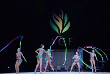 Azərbaycan gimnastları lentlə hərəkətlərdə Dünya Kubokunun finalına çıxıblar (FOTO)