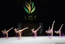 Azərbaycan gimnastları lentlə hərəkətlərdə Dünya Kubokunun finalına çıxıblar (FOTO)