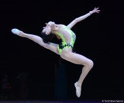 Bakıda bədii gimnastika üzrə Dünya Kuboku yarışlarının ilk günü (FOTO)