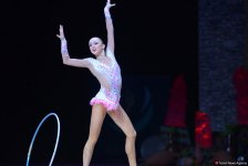 Bakıda bədii gimnastika üzrə Dünya Kuboku yarışlarının ilk günü (FOTO)