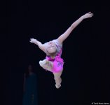 Bakıda bədii gimnastika üzrə Dünya Kuboku yarışlarının ilk günü (FOTO)