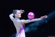 Bakıda bədii gimnastika üzrə Dünya Kuboku yarışlarının ilk günü (FOTO)