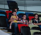 Bakıda bədii gimnastika üzrə Dünya Kuboku yarışlarının ilk günü (FOTO)