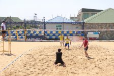 KİV nümayəndələrinin çimərlik voleybolu yarışının qalibləri məlum oldu (FOTO)
