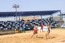 KİV nümayəndələrinin çimərlik voleybolu yarışının qalibləri məlum oldu (FOTO)