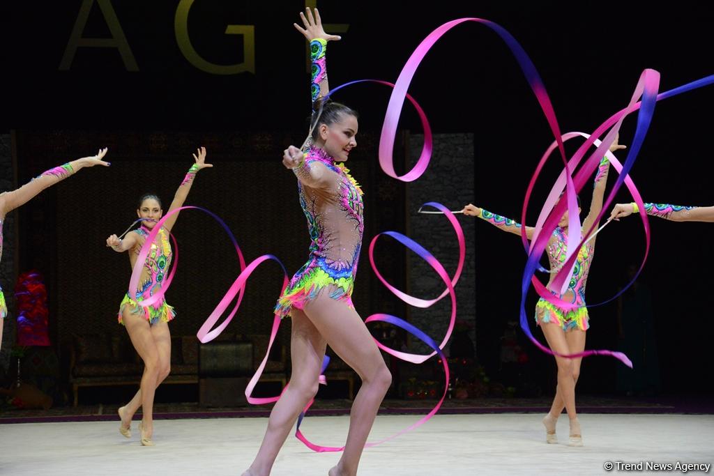 Azərbaycan gimnastları lentlə hərəkətlərdə Dünya Kubokunun finalına çıxıblar (FOTO)