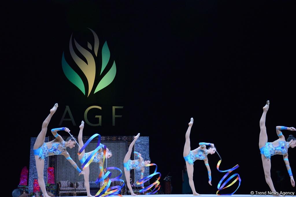 Azərbaycan gimnastları lentlə hərəkətlərdə Dünya Kubokunun finalına çıxıblar (FOTO)