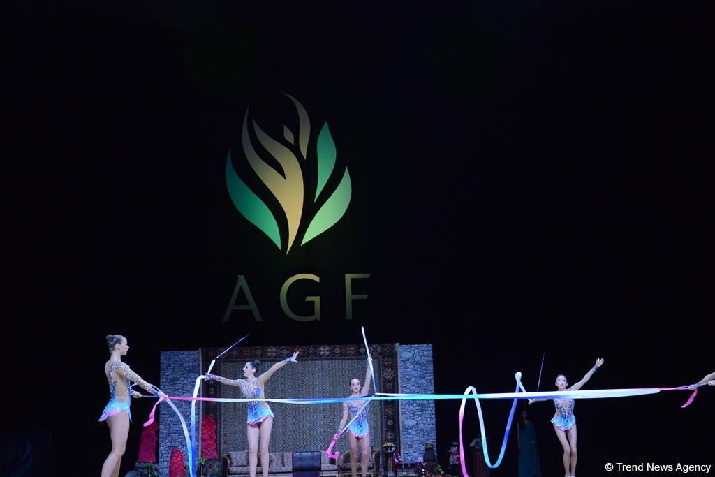 Azərbaycan gimnastları lentlə hərəkətlərdə Dünya Kubokunun finalına çıxıblar (FOTO)