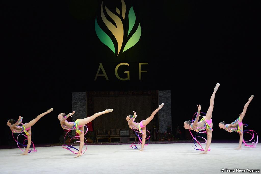 Azərbaycan gimnastları lentlə hərəkətlərdə Dünya Kubokunun finalına çıxıblar (FOTO)