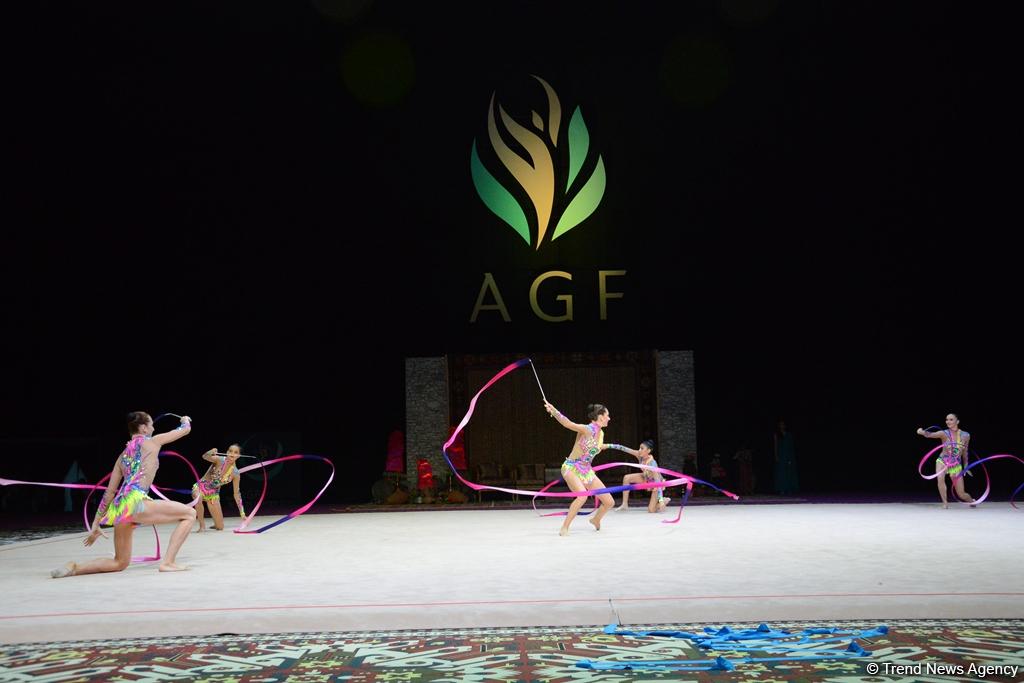 Azərbaycan gimnastları lentlə hərəkətlərdə Dünya Kubokunun finalına çıxıblar (FOTO)