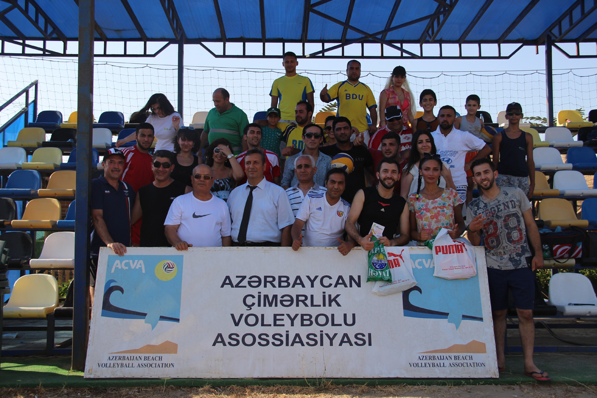 KİV nümayəndələrinin çimərlik voleybolu yarışının qalibləri məlum oldu (FOTO)