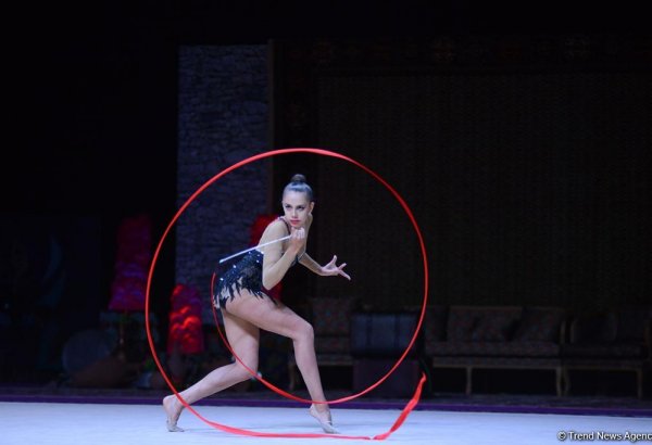 Rusiyalı gimnast Bakıda Dünya Kubokunda qızıl medal qazandı (FOTO)