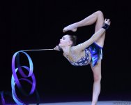 Bədii gimnastika üzrə Dünya Kubokunun ikinci günü (FOTOLAR)