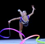 Bədii gimnastika üzrə Dünya Kubokunun ikinci günü (FOTOLAR)