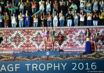 Bakıda bədii gimnastika üzrə Dünya Kubokunun halqa və topla hərəkətlər üzrə qalibləri mükafatlandırılıb (FOTO)