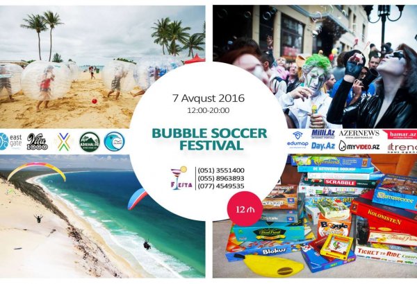 Bakıda Bubble Soccer Festival 2016 keçiriləcək