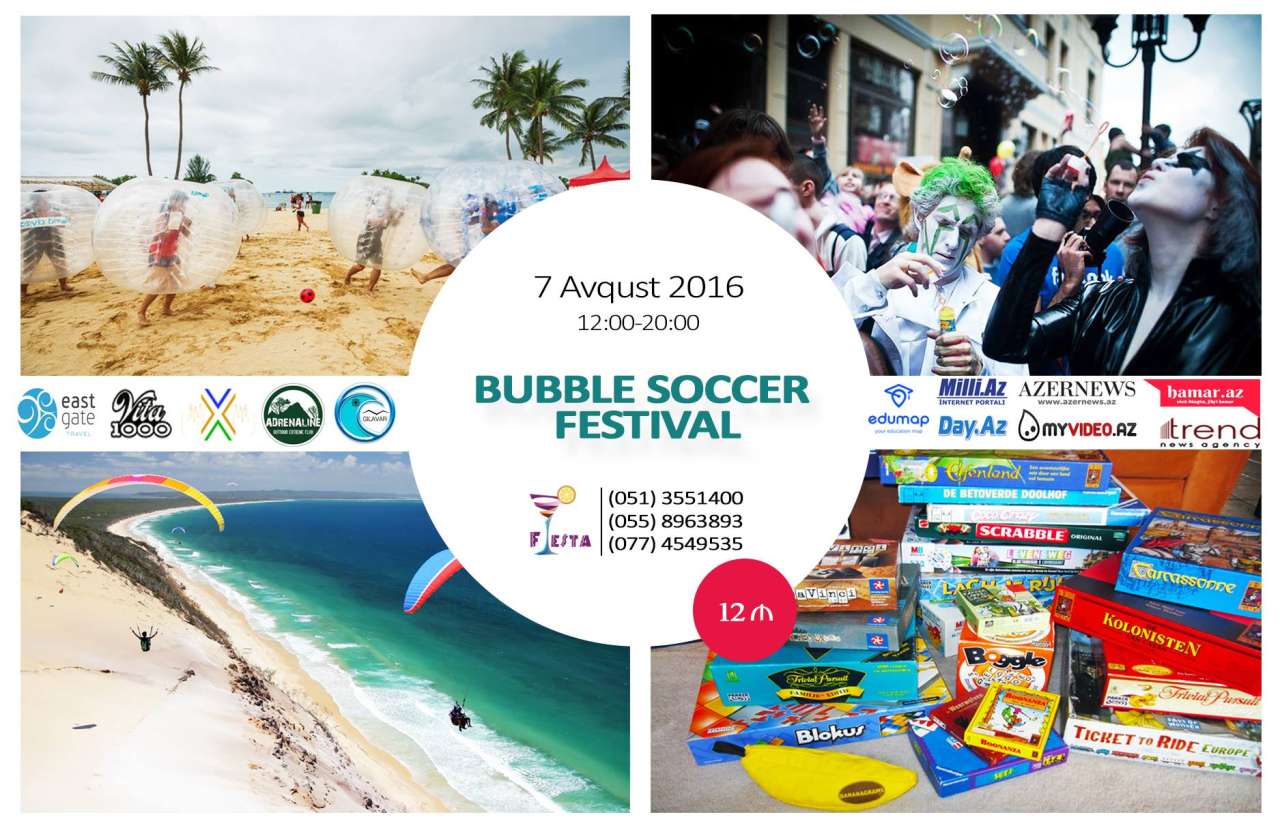 Bakıda Bubble Soccer Festival 2016 keçiriləcək