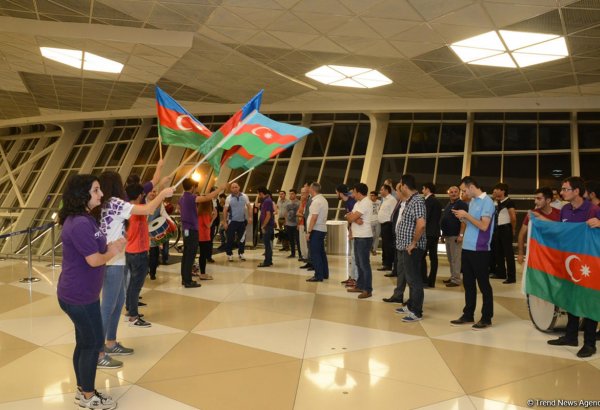 Rio-de-Janeyro Yay Olimpiya Oyunlarında iştirak edəcək idmançılarımızın təntənəli yola salınma mərasimi FOTOlarda