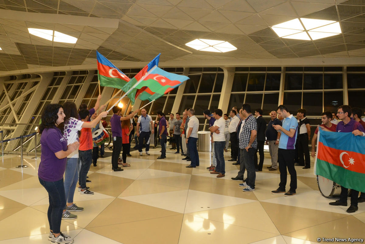 Rio-de-Janeyro Yay Olimpiya Oyunlarında iştirak edəcək idmançılarımızın təntənəli yola salınma mərasimi FOTOlarda