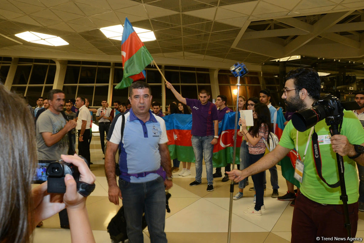 Rio-de-Janeyro Yay Olimpiya Oyunlarında iştirak edəcək idmançılarımızın təntənəli yola salınma mərasimi FOTOlarda