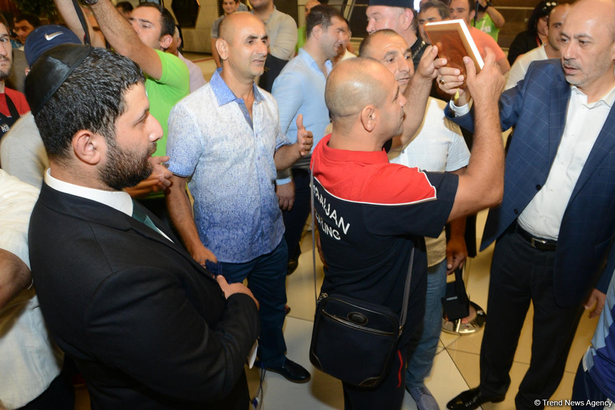 Rio-de-Janeyro Yay Olimpiya Oyunlarında iştirak edəcək idmançılarımızın təntənəli yola salınma mərasimi FOTOlarda