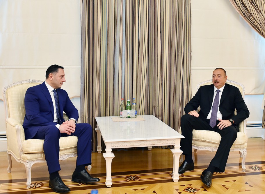 Prezident İlham Əliyev Gürcüstanın Dövlət Təhlükəsizliyi Xidmətinin rəisini qəbul edib (YENİLƏNİB) (FOTO)