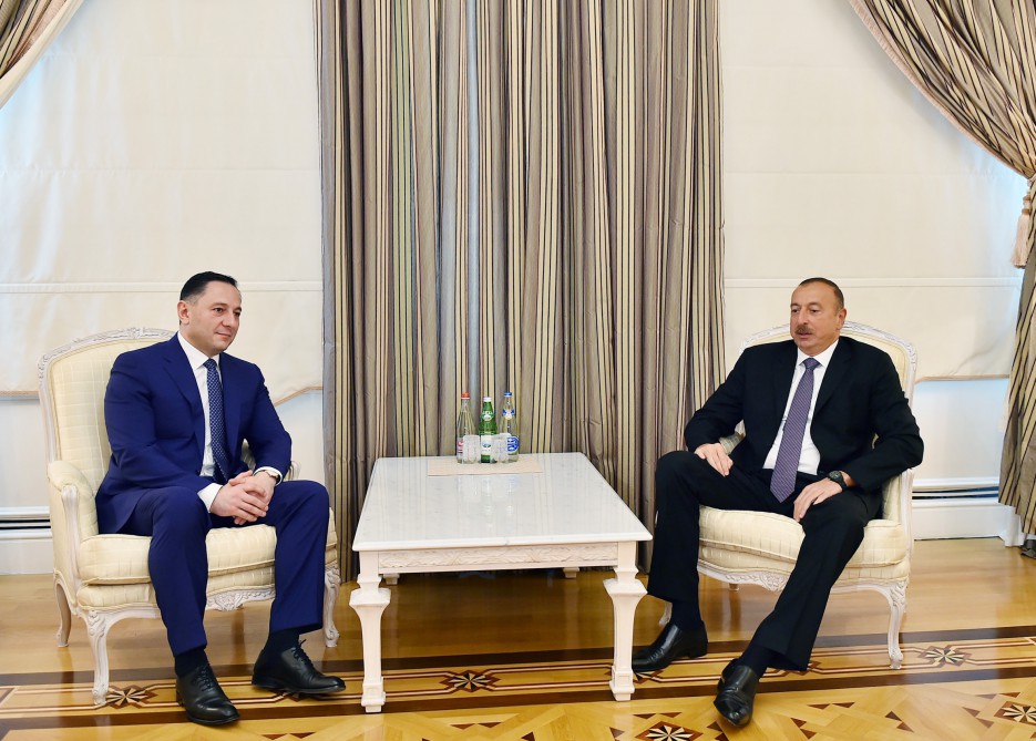 Prezident İlham Əliyev Gürcüstanın Dövlət Təhlükəsizliyi Xidmətinin rəisini qəbul edib (YENİLƏNİB) (FOTO)