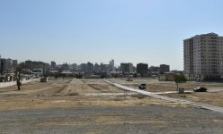 Prezident İlham Əliyev paytaxtın keçmiş “Sovetski” ərazisində yeni yol-nəqliyyat infrastrukturunun təməlini qoyub (YENİLƏNİB) (FOTO)