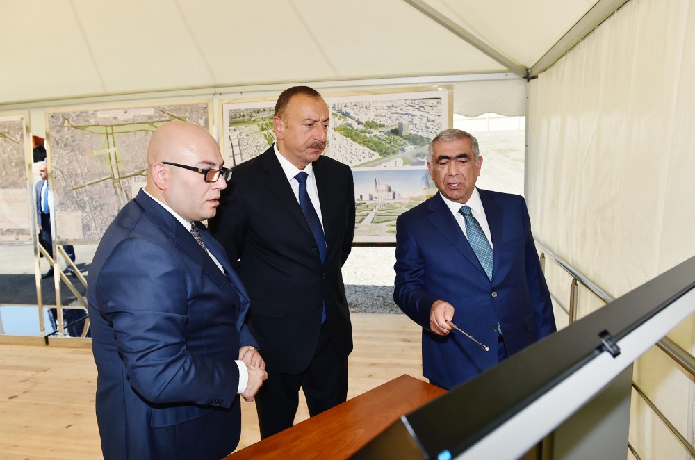 Prezident İlham Əliyev paytaxtın keçmiş “Sovetski” ərazisində yeni yol-nəqliyyat infrastrukturunun təməlini qoyub (YENİLƏNİB) (FOTO)