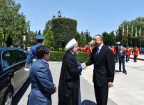 İran Prezidentinin rəsmi qarşılanma mərasimi olub