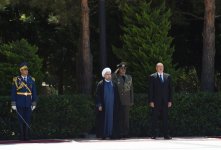 İran Prezidentinin rəsmi qarşılanma mərasimi olub