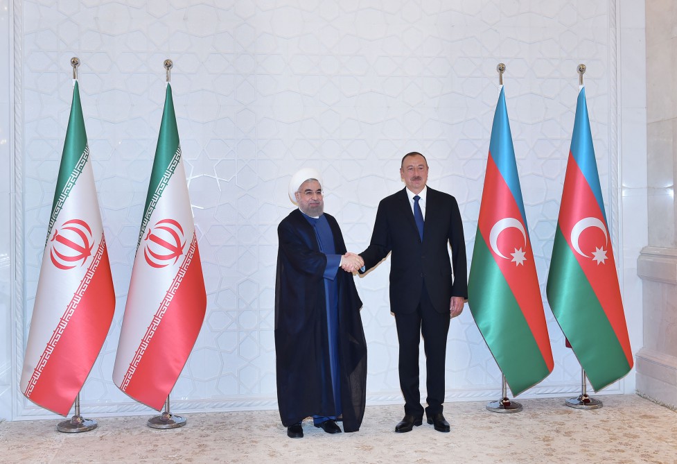 İran Prezidentinin rəsmi qarşılanma mərasimi olub
