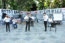 “Səs Azərbaycan” yarışının iştirakçıları  "Retro Bakı" layihəsində (FOTO)