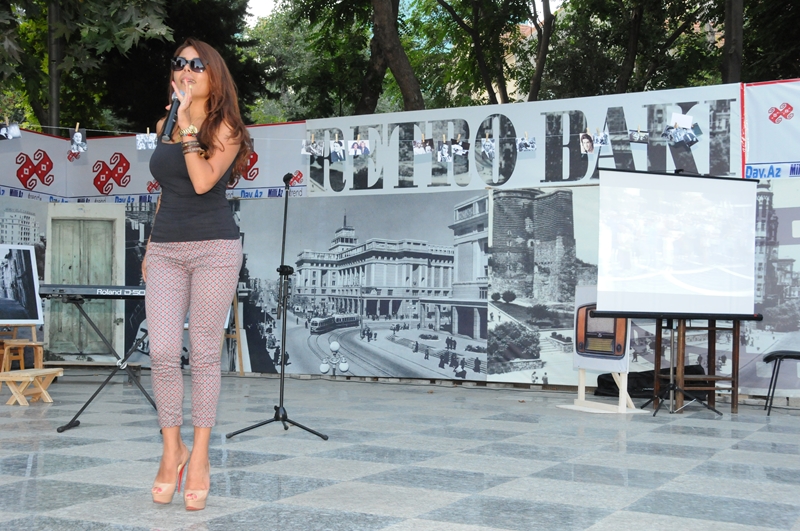 “Səs Azərbaycan” yarışının iştirakçıları  "Retro Bakı" layihəsində (FOTO)