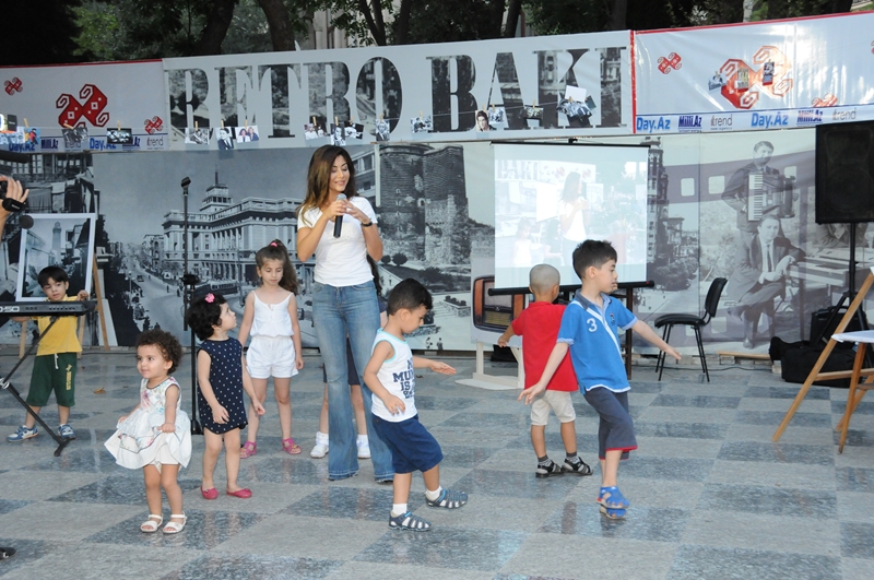 “Səs Azərbaycan” yarışının iştirakçıları  "Retro Bakı" layihəsində (FOTO)