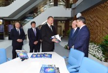 Prezident İlham Əliyev Qəbələ regional "ASAN xidmət" mərkəzinin açılışında iştirak edib (FOTO)